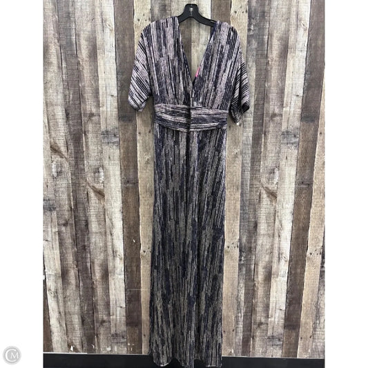 Dress Designer By Lilly Pulitzer In Blue & Silver, Size: L
