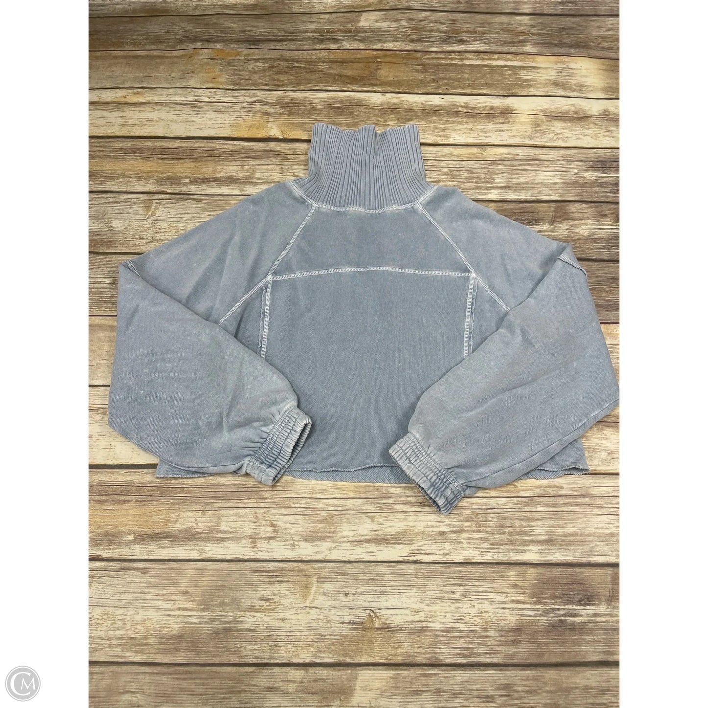 Top Long Sleeve By Aerie In Blue, Size: Xs