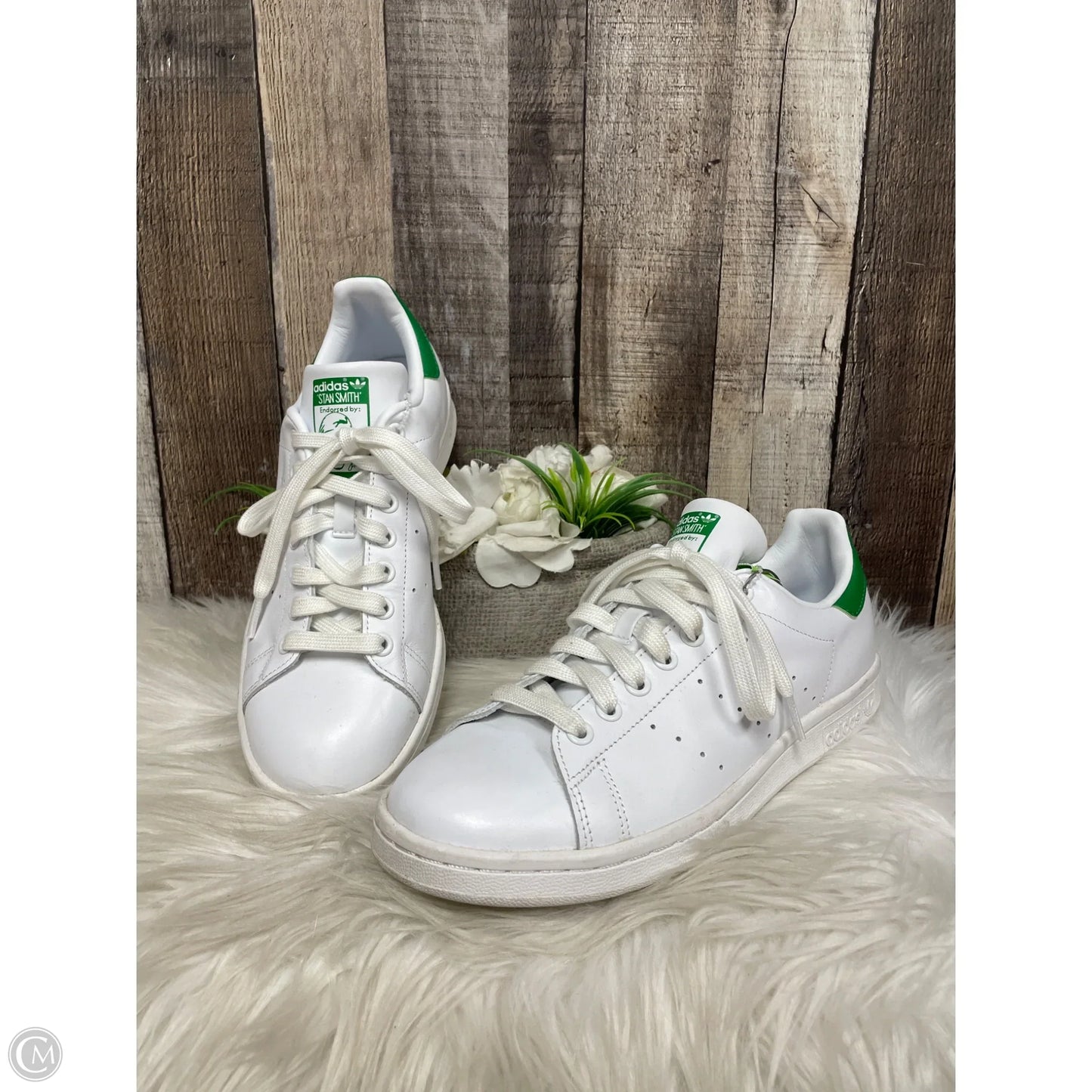 Shoes Athletic By Adidas In White, Size: 9