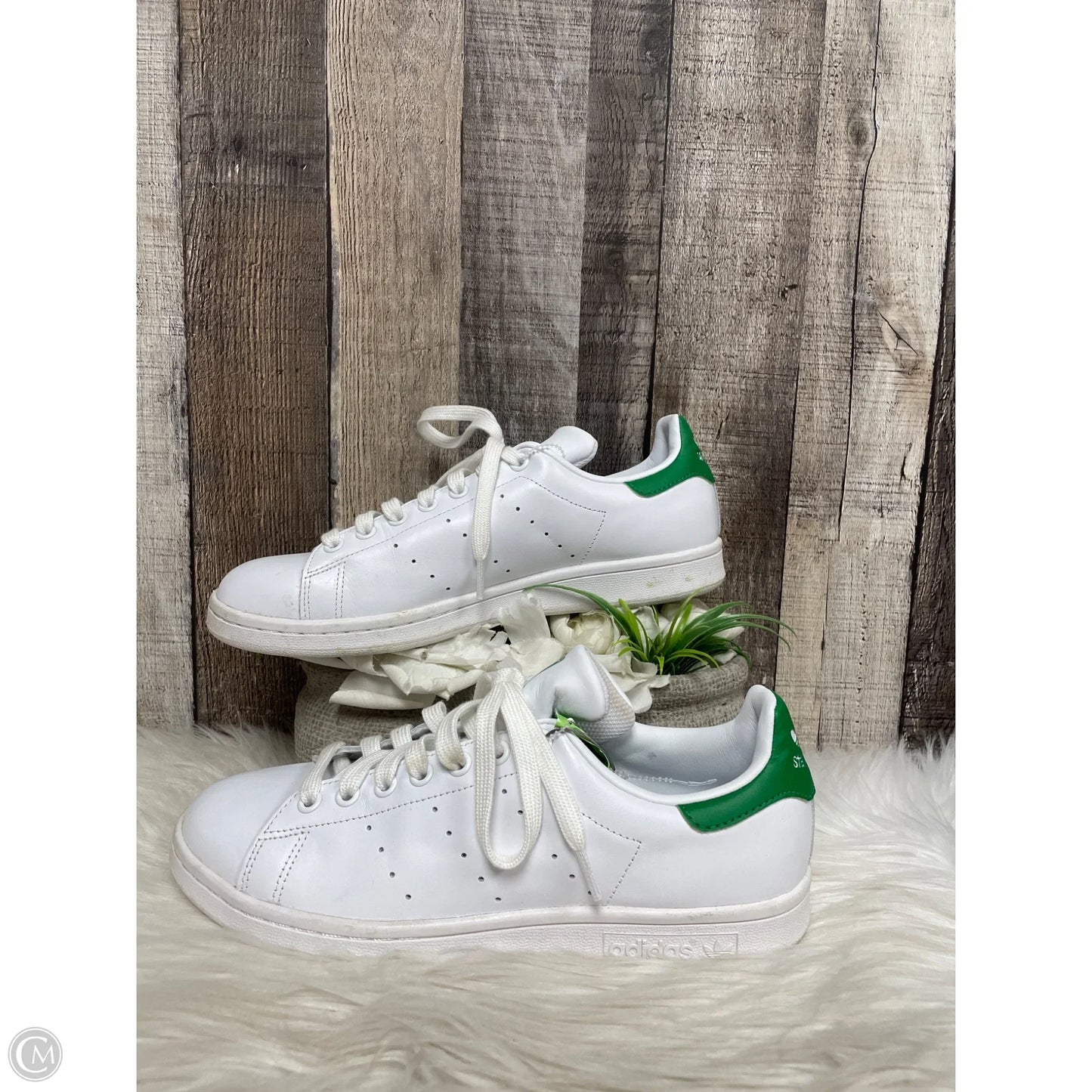 Shoes Athletic By Adidas In White, Size: 9
