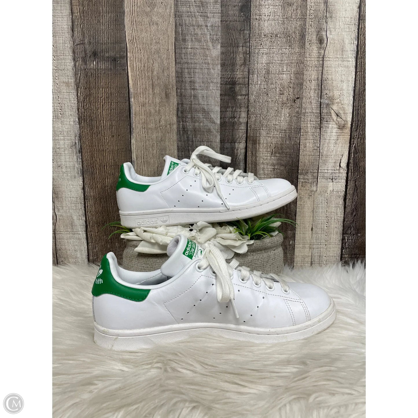 Shoes Athletic By Adidas In White, Size: 9