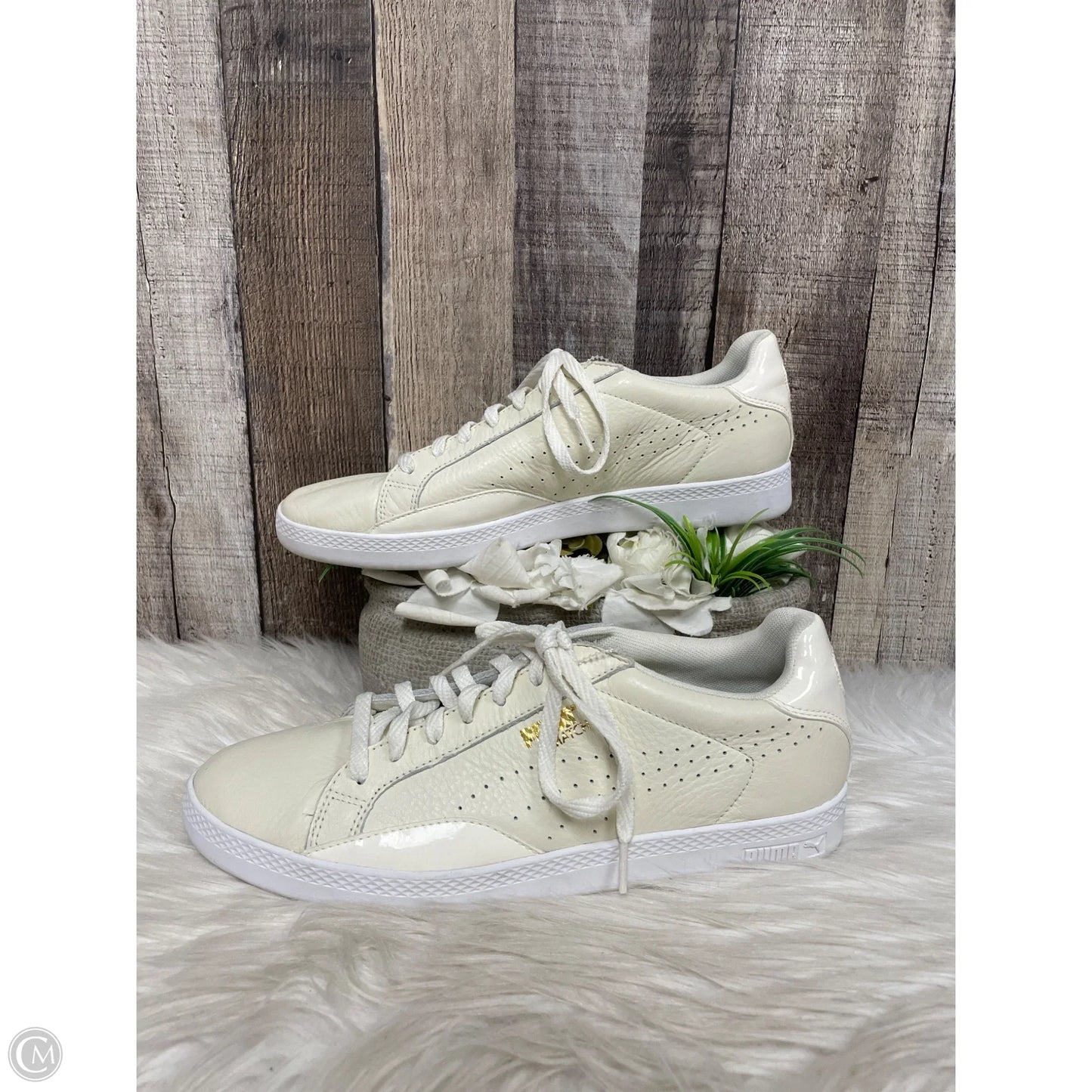Shoes Athletic By Puma In Ivory, Size: 10.5