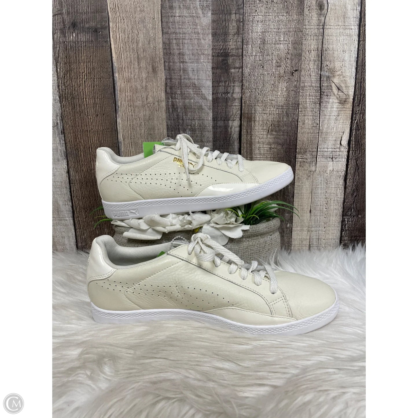 Shoes Athletic By Puma In Ivory, Size: 10.5