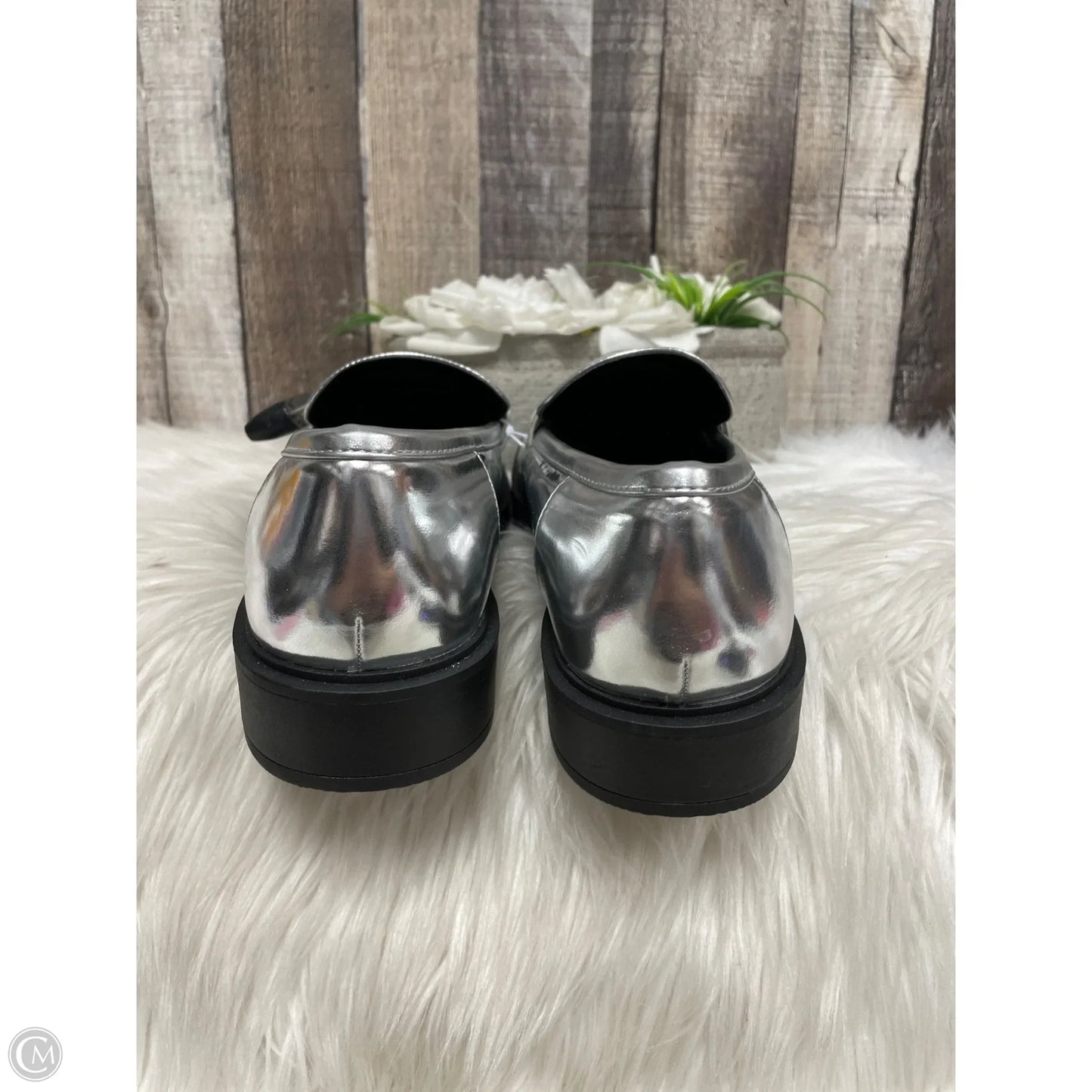 Shoes Flats By A New Day In Silver, Size: 9.5