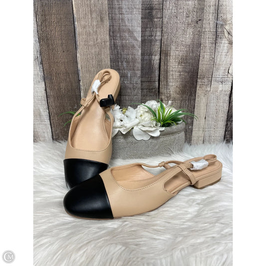 Shoes Flats By A New Day In Black & Tan, Size: 10