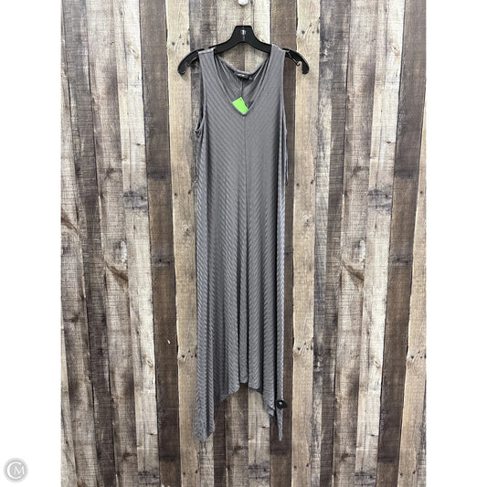 Dress Casual Maxi By Apt 9 In Grey, Size: M