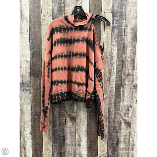 Top Long Sleeve By La Made In Tie Dye Print, Size: L