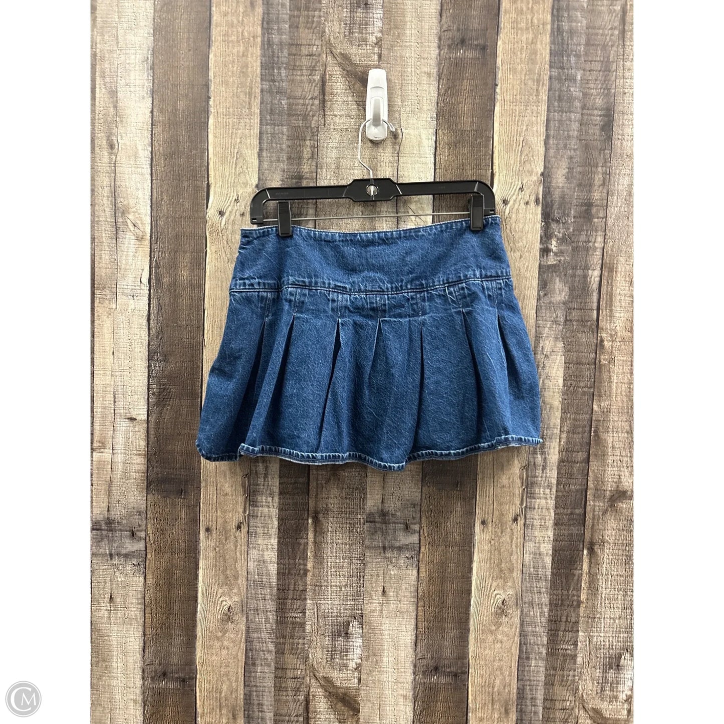 Skirt Mini & Short By American Eagle In Blue Denim, Size: 6