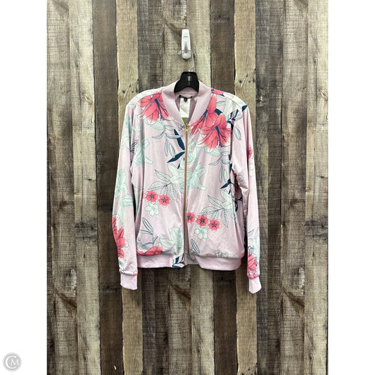Jacket Other By Iman Hsn In Floral Print, Size: L