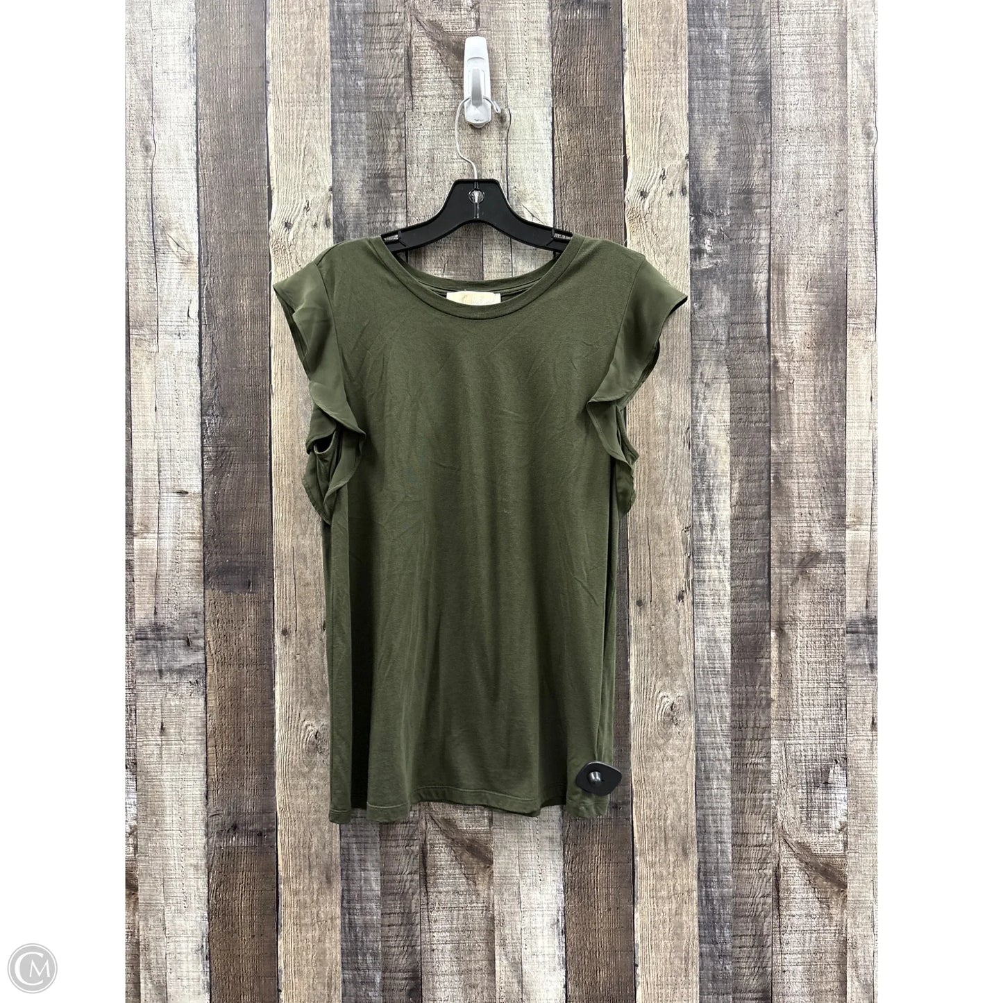 Top Short Sleeve By Michael Kors In Green, Size: M