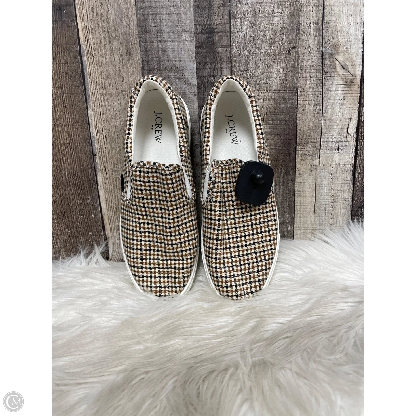 Shoes Flats By J. Crew In Checkered Pattern, Size: 8.5