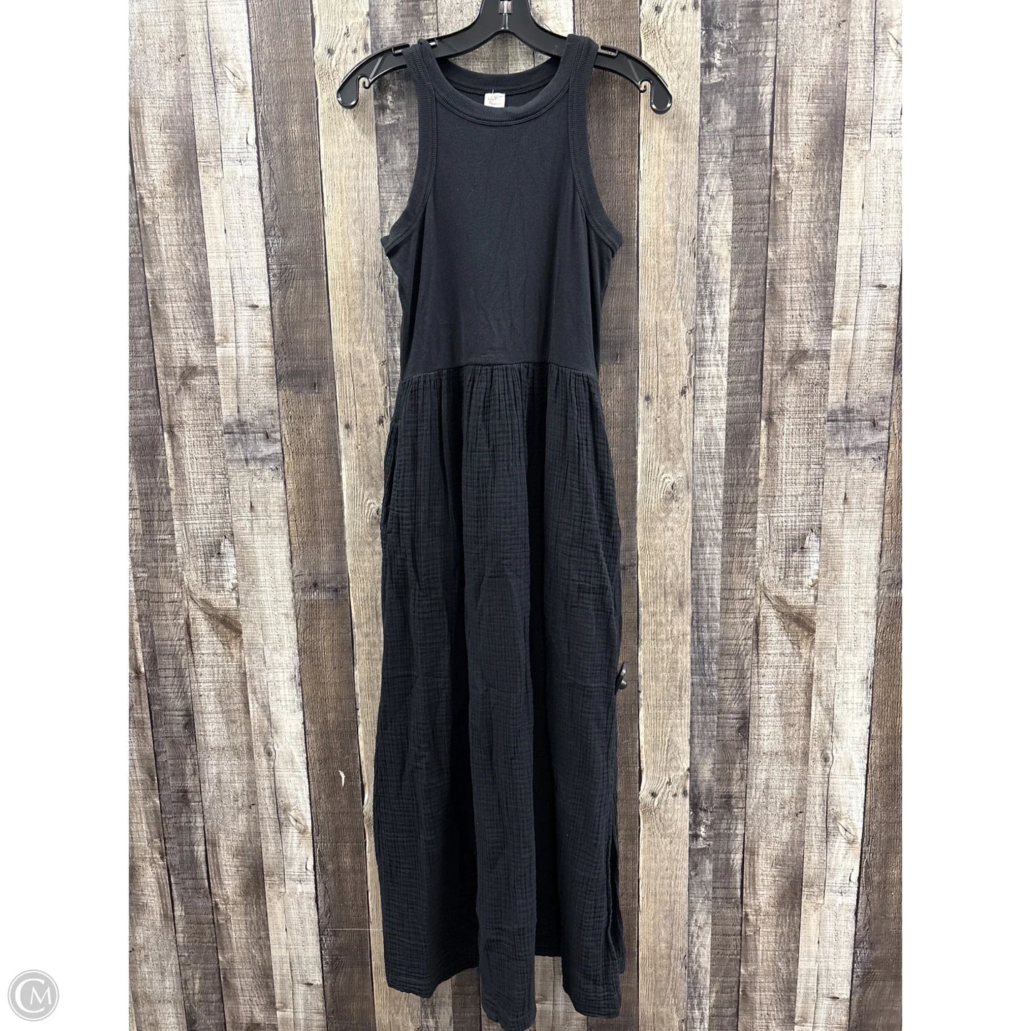 Dress Casual Maxi By Loft In Black, Size: M