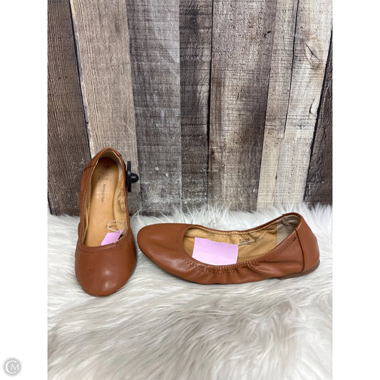 Shoes Flats By Time And Tru In Brown, Size: 6.5