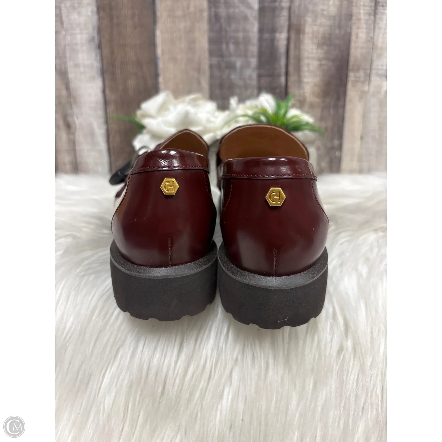 Shoes Heels Block By Cole-haan In Maroon, Size: 7