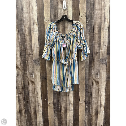 Top Short Sleeve By Ashley Stewart In Multi-colored, Size: Xl