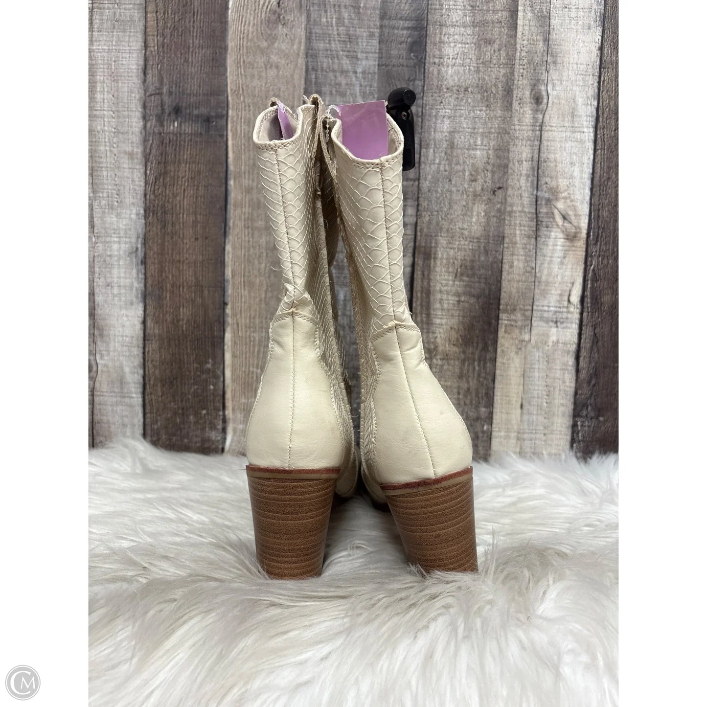 Boots Western By Altard State In Ivory, Size: 7