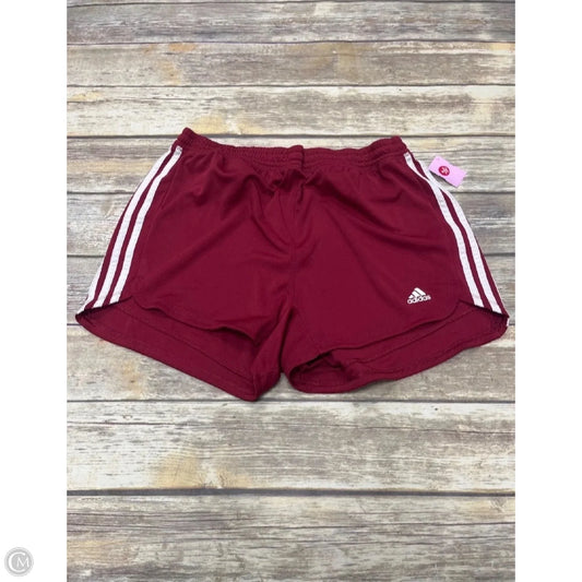 Athletic Shorts By Adidas In Maroon, Size: 1x