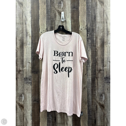 Top Short Sleeve By Born In Black & Pink, Size: L