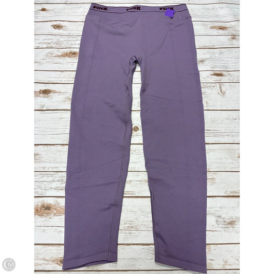 Athletic Leggings By Pink In Purple, Size: Xxl