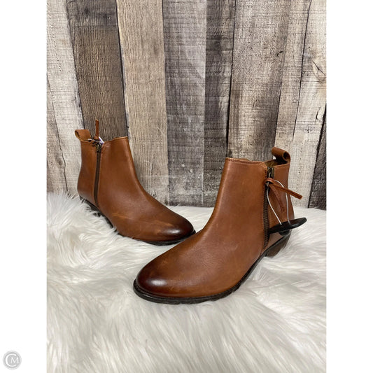Boots Ankle Flats By Journee In Brown, Size: 8.5