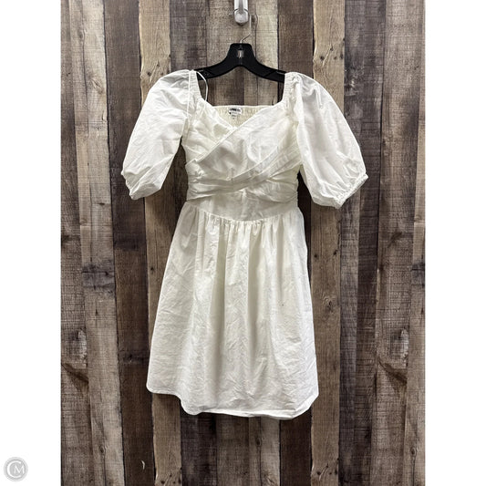 Dress Casual Short By Express In White, Size: Xs