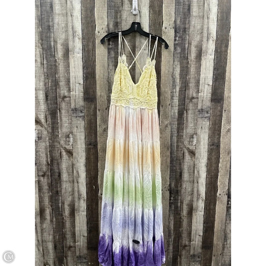 Dress Casual Maxi By Main Strip In Tie Dye Print, Size: L