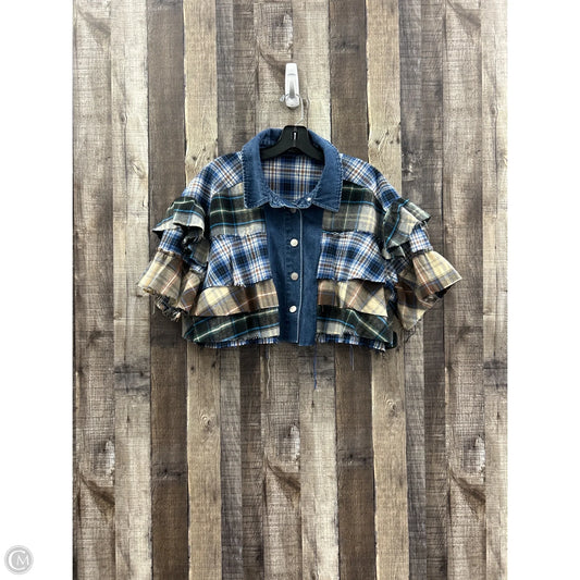 Top Short Sleeve By Akira In Blue, Size: Xl