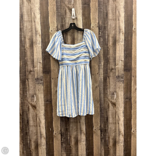 Dress Casual Short By Lc Lauren Conrad In Blue & White, Size: S