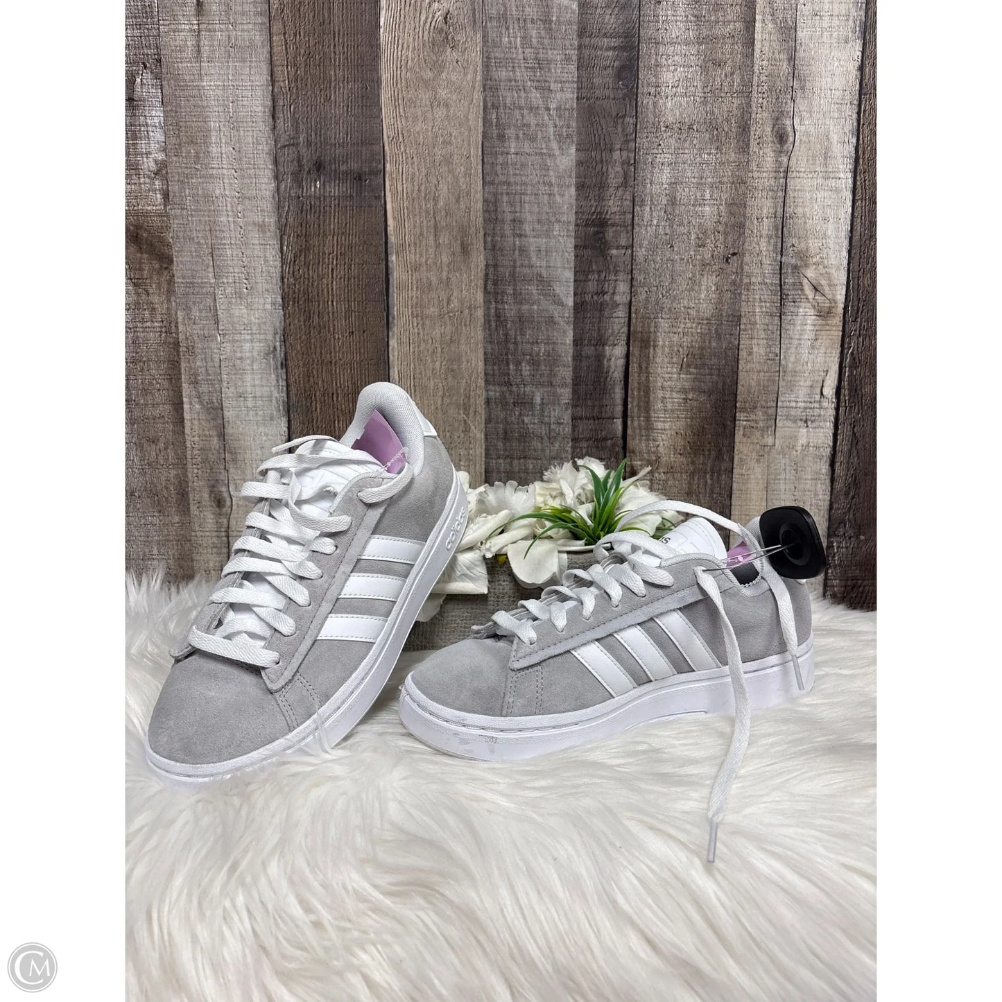 Shoes Athletic By Adidas In Grey & White, Size: 7