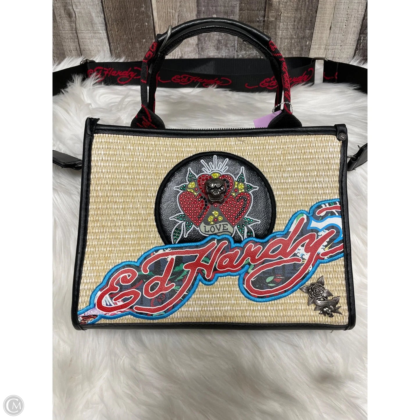 Crossbody By Ed Hardy, Size: Medium