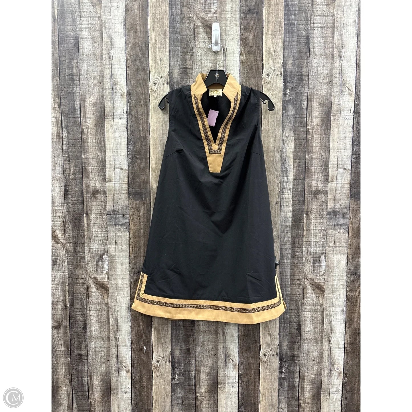 Dress Casual Short By Sas In Black & Gold, Size: M