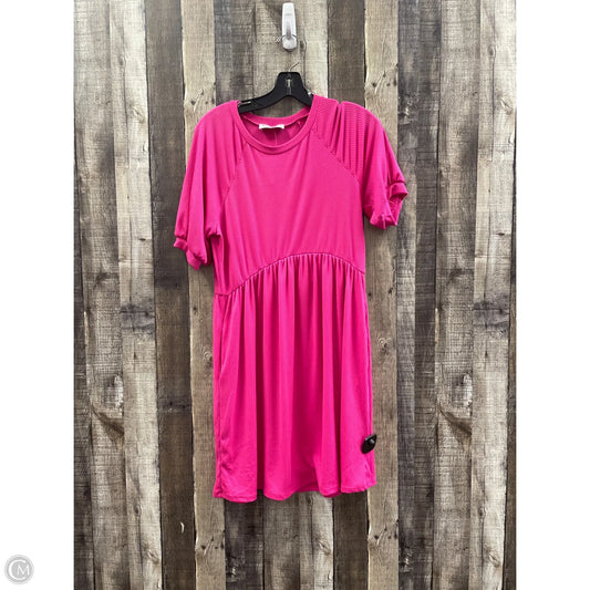 Dress Casual Short By Cme In Pink, Size: M
