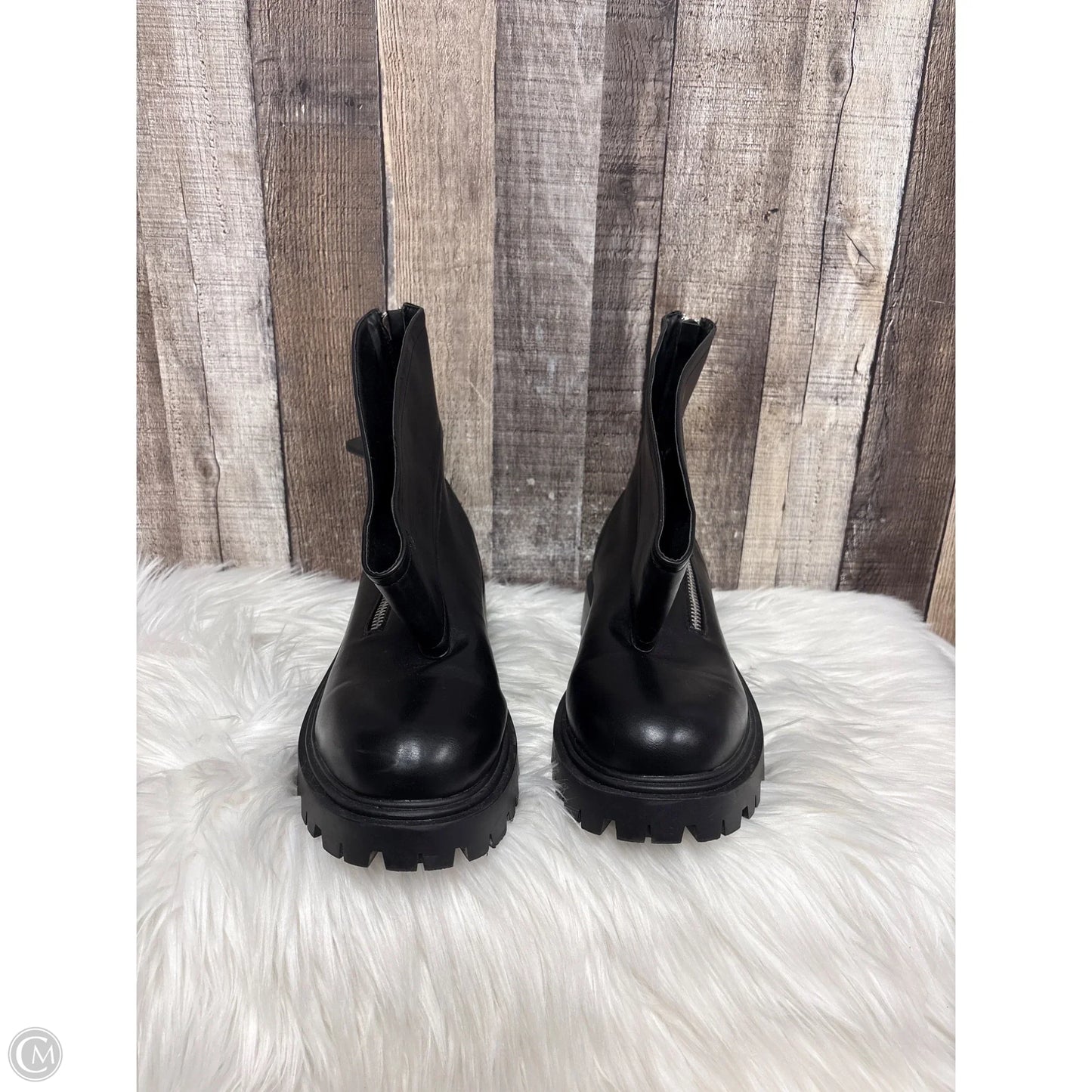 Boots Ankle Flats By Azalea Wang In Black, Size: 11