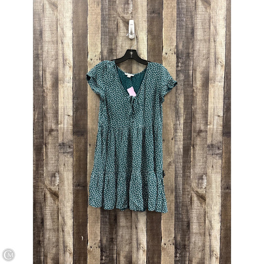 Dress Casual Short By American Eagle In Green & White, Size: M