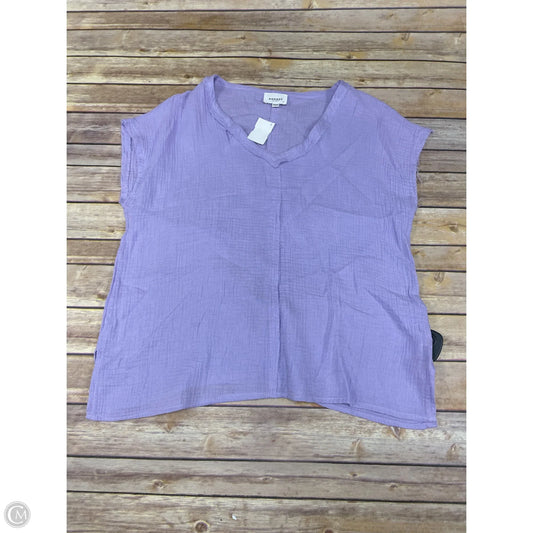 Top Sleeveless By Andree By Unit In Purple, Size: M