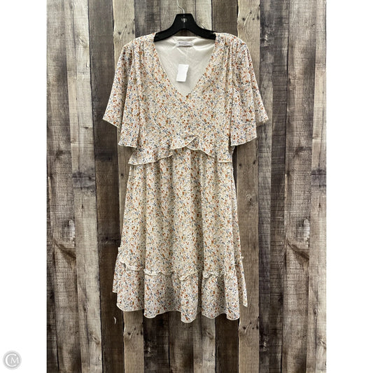 Dress Casual Short By Cme In Floral Print, Size: M