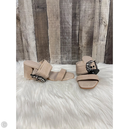 Sandals Designer By Karl Lagerfeld In Tan, Size: 7