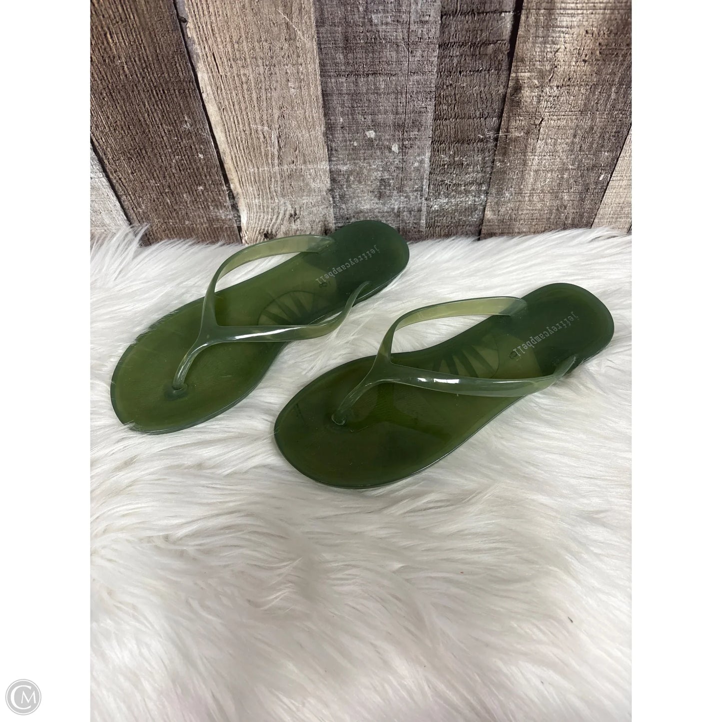 Sandals Flats By Jeffrey Campbell In Green, Size: 6
