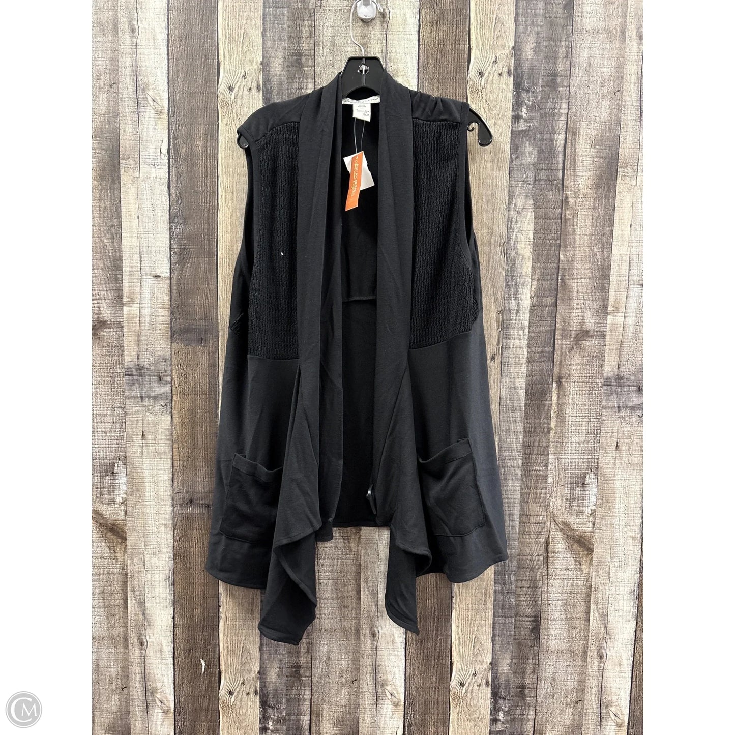 Cardigan By America Rag In Black, Size: 2x