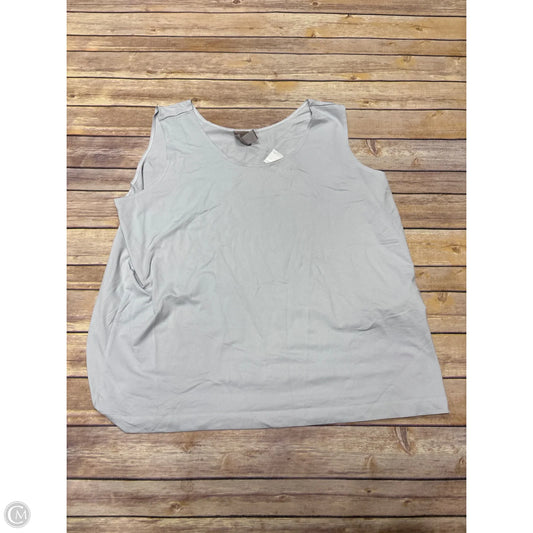 Top Sleeveless By Chicos In Grey, Size: Xxl