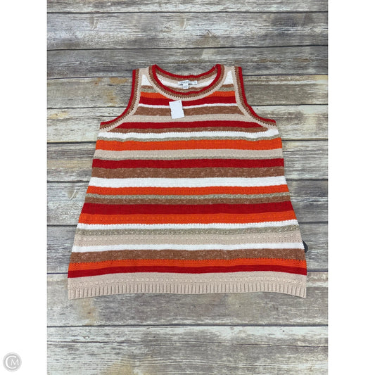 Top Sleeveless By Chicos In Multi-colored, Size: L