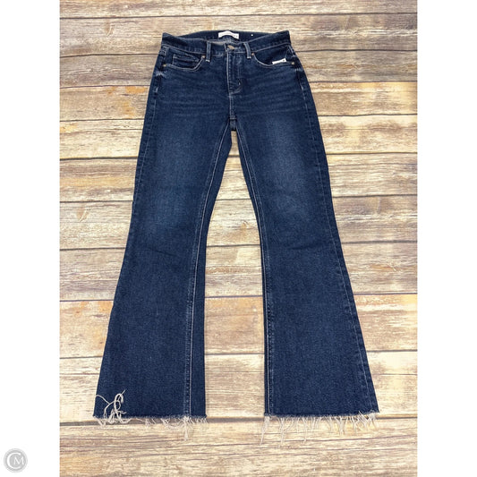 Jeans Straight By Loft In Blue Denim, Size: 0