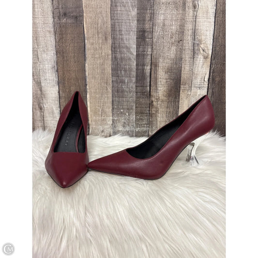 Shoes Heels Block By Katy Perry In Maroon, Size: 9.5