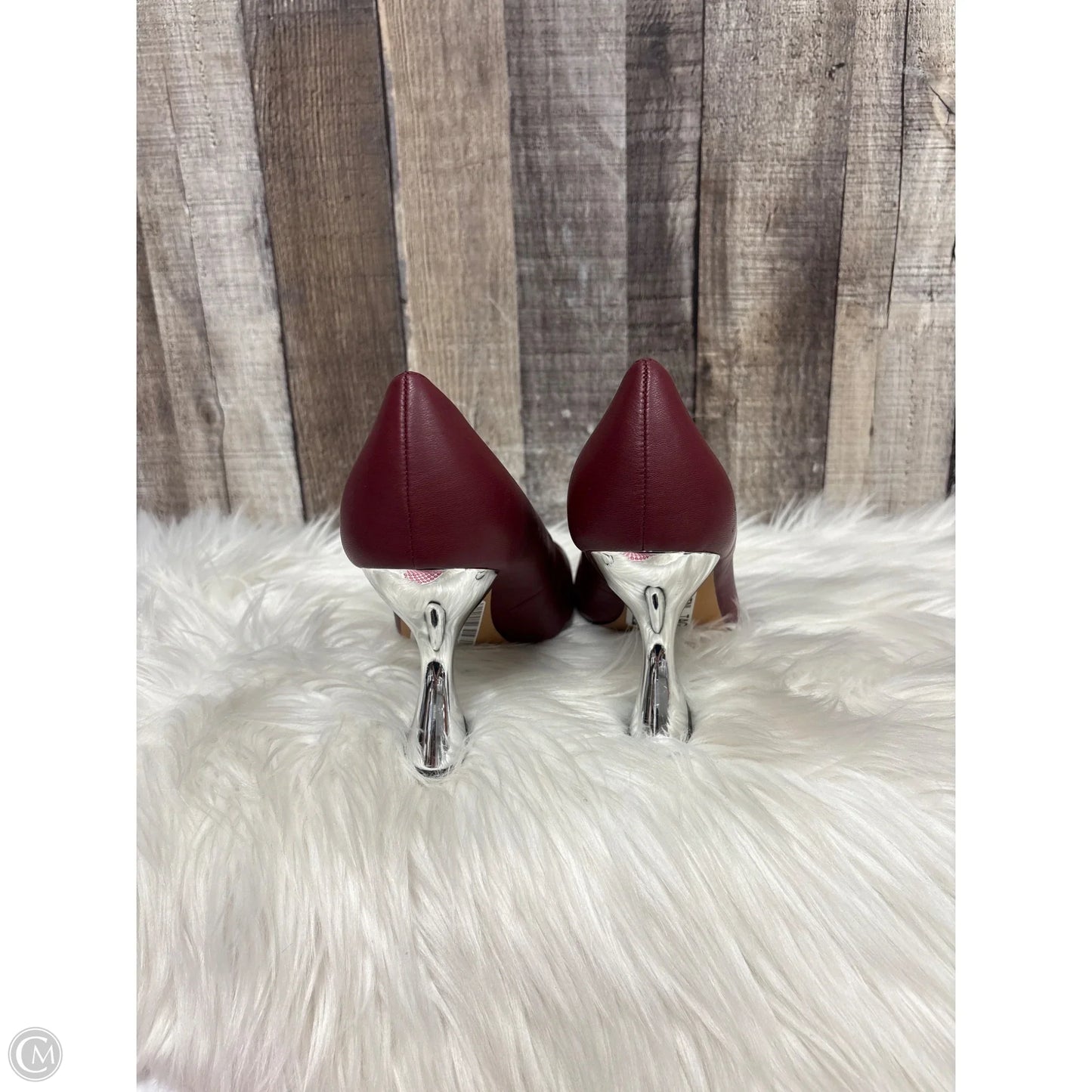Shoes Heels Block By Katy Perry In Maroon, Size: 9.5