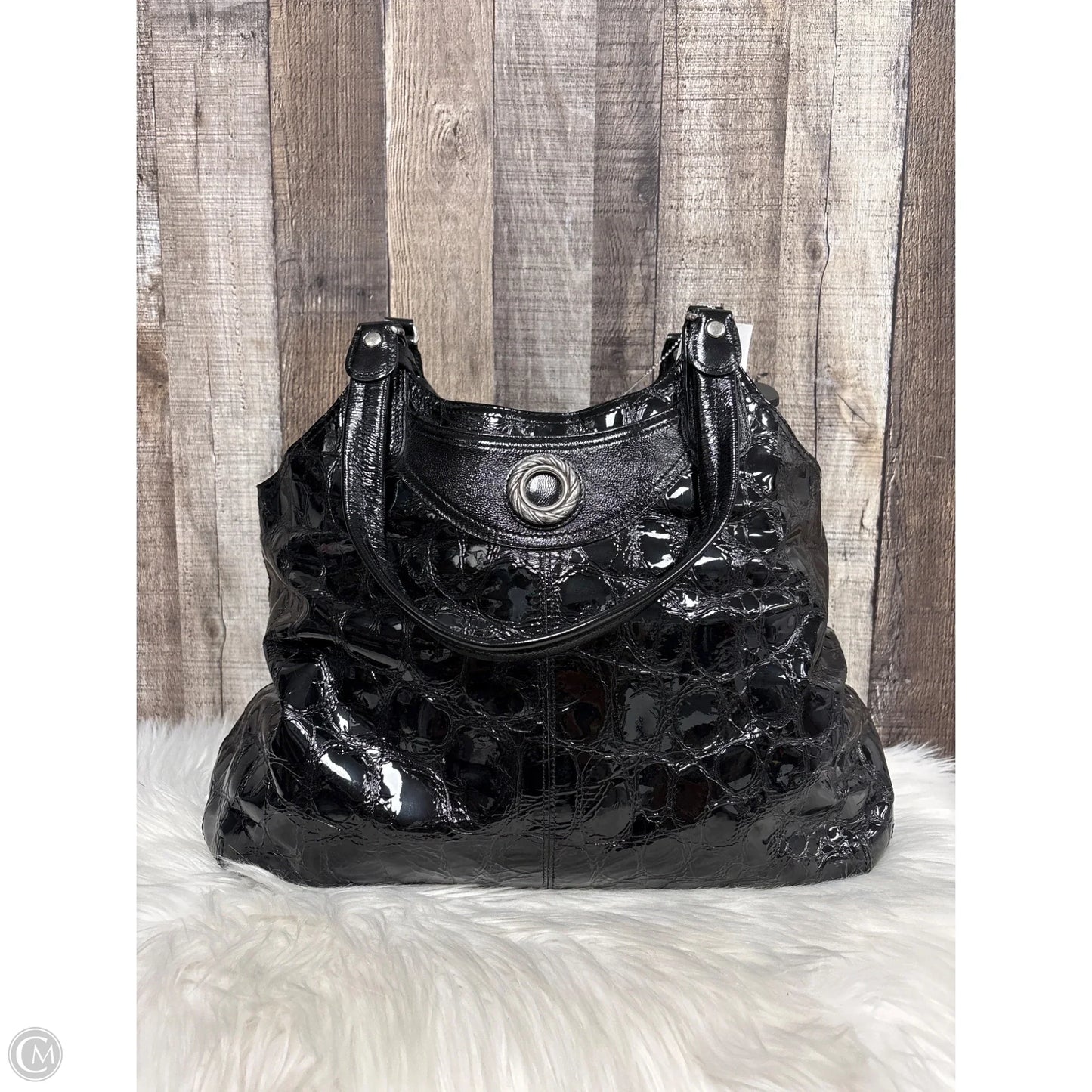 Handbag Leather By Brighton, Size: Large