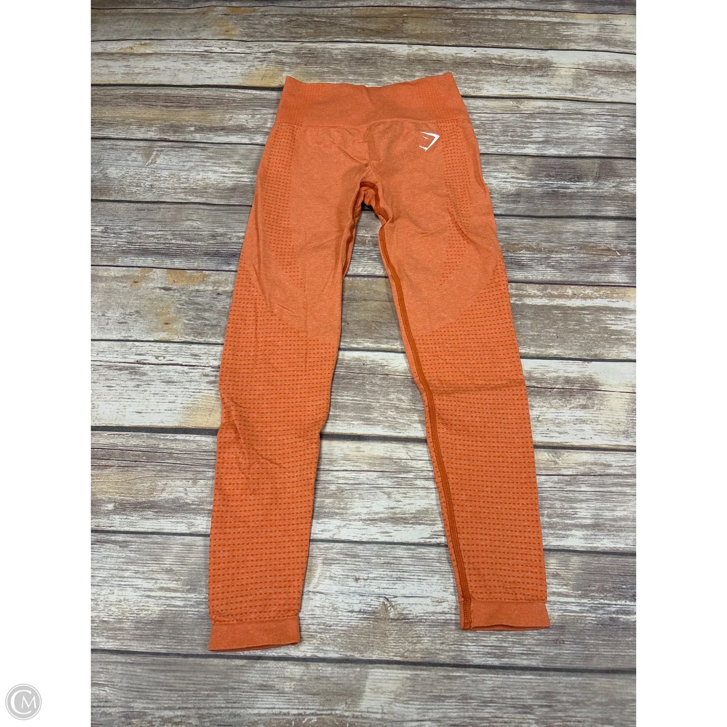 Athletic Leggings By Gym Shark In Orange, Size: Xs