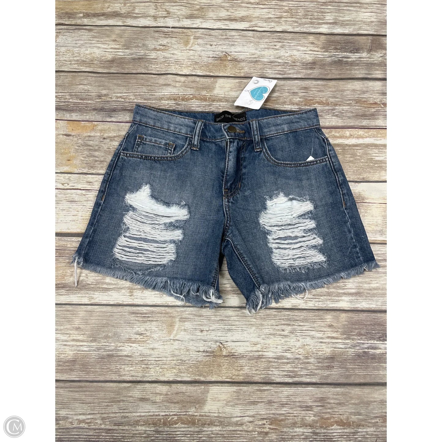 Shorts By Cme In Blue Denim, Size: 0