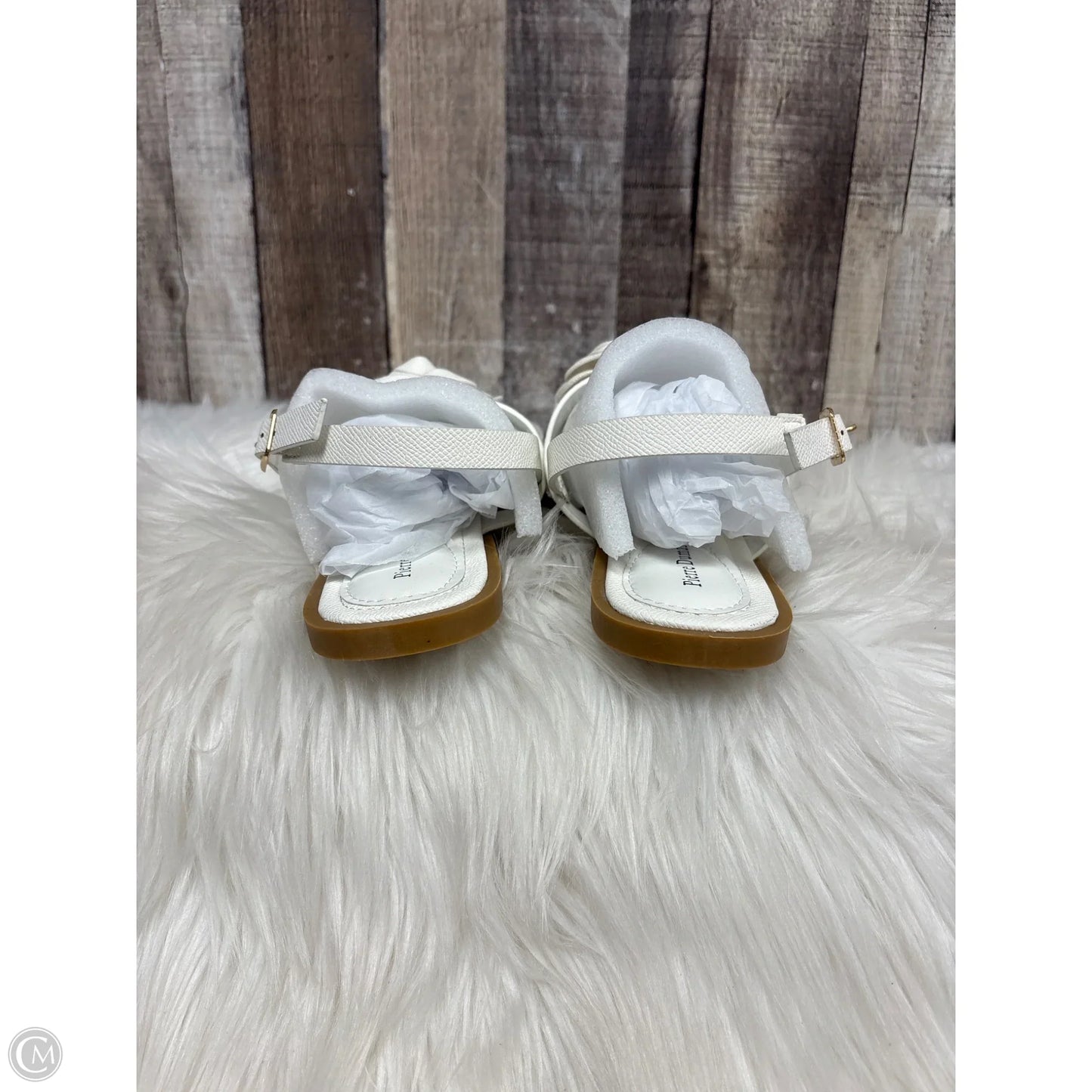 Sandals Flats By Pierre Dumas In White, Size: 8