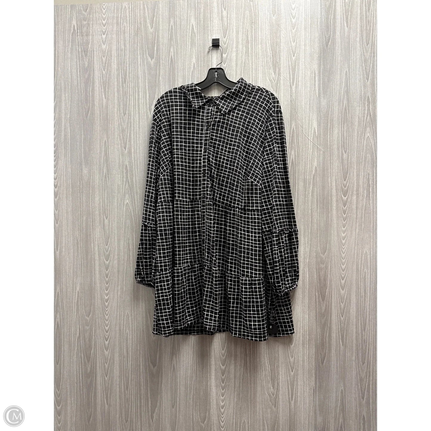 Top 3/4 Sleeve By Style And Company In Black, Size: 3x