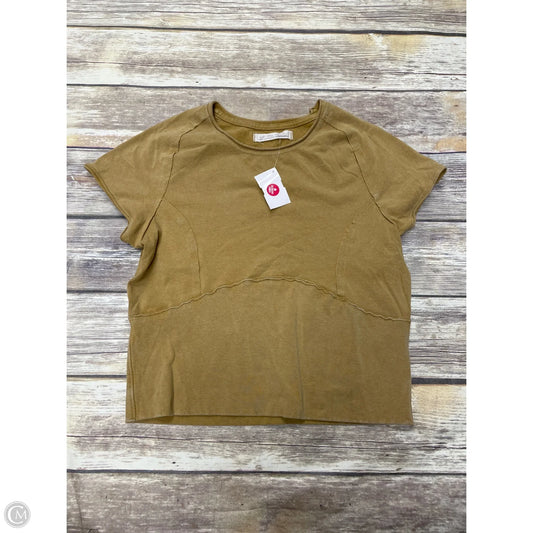 Top Short Sleeve By We The Free In Tan, Size: L